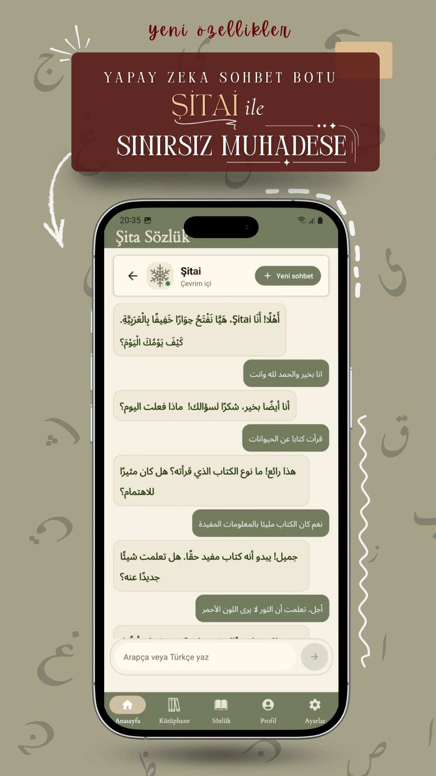 Sita Arabic Turkish Dictionary screenshot
