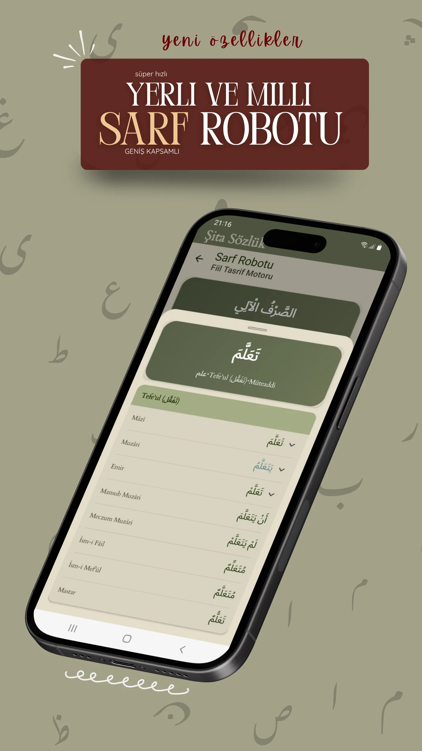 Sita Arabic Turkish Dictionary screenshot